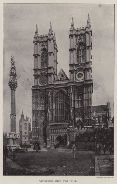 Westminster Abbey, West Front av English Photographer