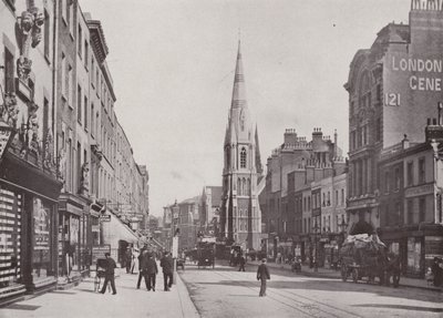 Westminster Bridge Road, med Christ Church av English Photographer