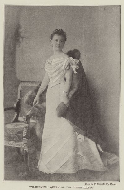 Wilhelmina, drottning av Nederländerna av English Photographer