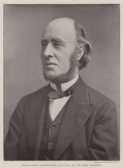 William Edward Hartpole Lecky, LLD, DCL, MP, för Dublin University av English Photographer