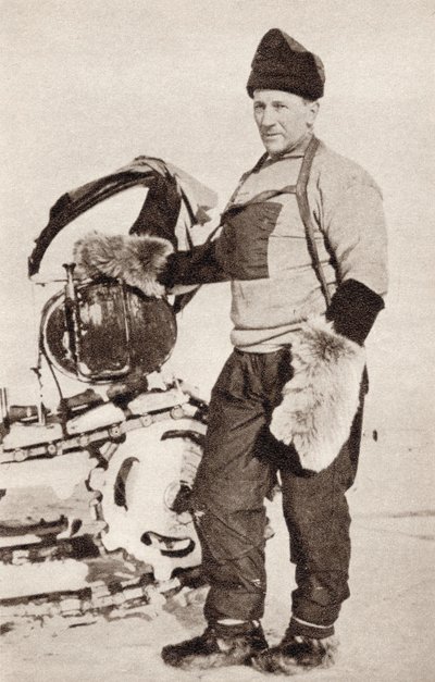 William Lashly, från "South With Scott" av E.R.G.R. Evans, ca 1910-13 (bw-foto) av English Photographer