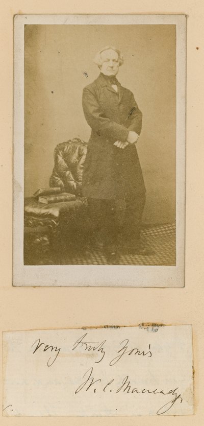 William Macready, skådespelare av English Photographer