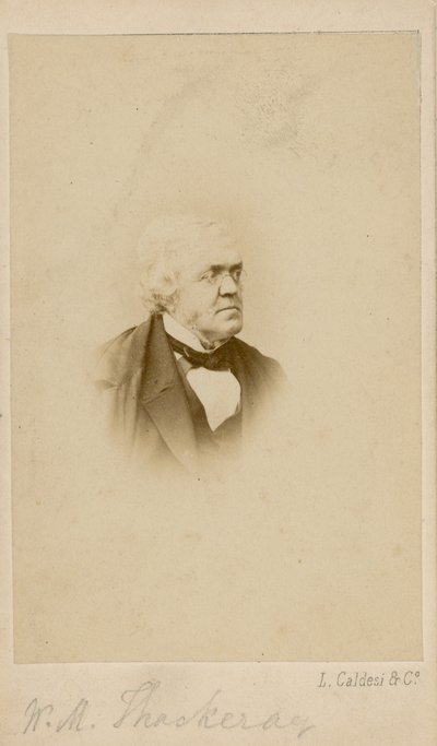 William Makepeace Thackeray av English Photographer