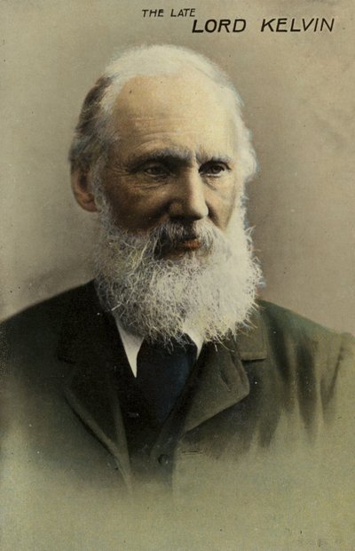 William Thomson, 1st Baron Kelvin (1824-1907), brittisk fysiker och ingenjör (färgat foto) av English Photographer