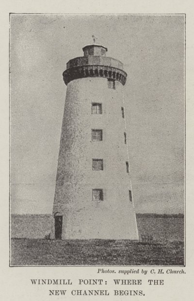 Windmill Point, där den nya kanalen börjar av English Photographer