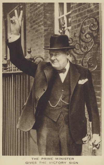 Winston Churchill (s/v foto) av English Photographer