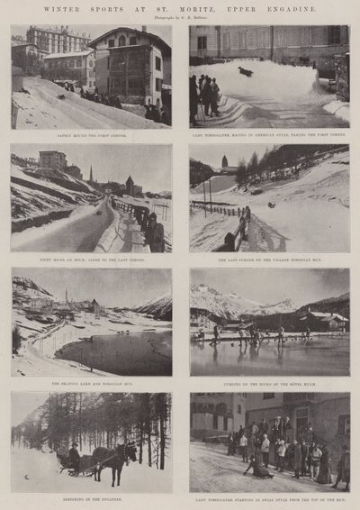 Vintersport i St Moritz, Övre Engadine av English Photographer