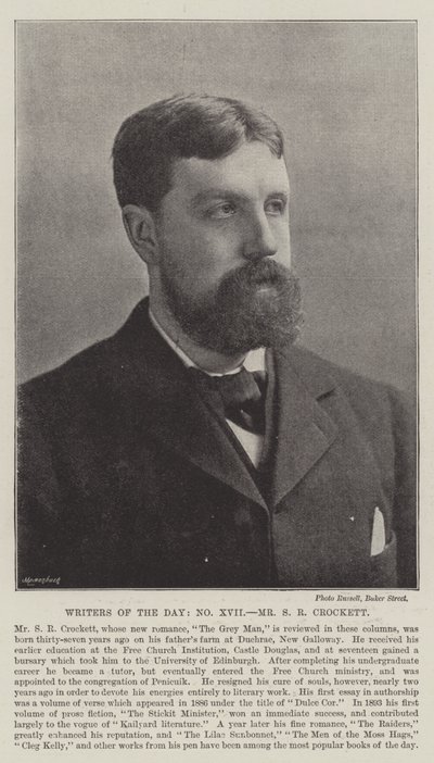 Dagens författare, Mr S R Crockett av English Photographer