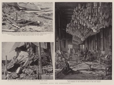 Zanzibar efter bombardementet av English Photographer