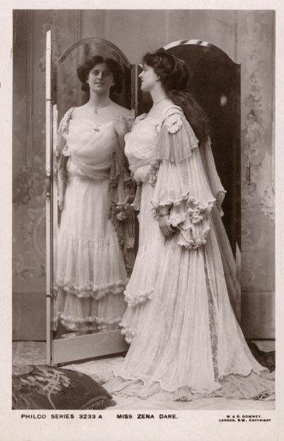 Zena Dare, engelsk sångerska och skådespelerska (s/v foto) av English Photographer