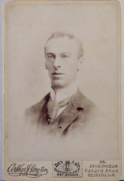 Porträtt av Arthur Rackham (1867-1939) (sepiafoto) av English Photographer English Photographer