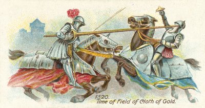 1520, tiden för fältet av guldtyg av English School