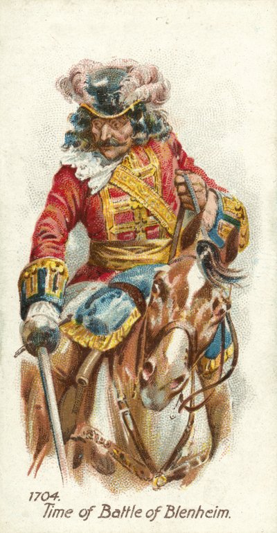 1704, tiden för slaget vid Blenheim av English School