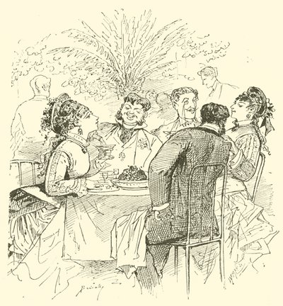 1800-talets kaféscen av English School