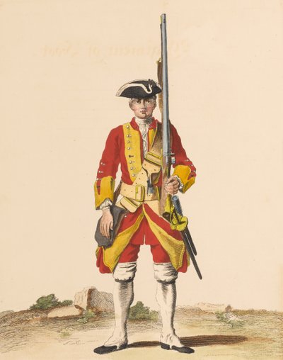 29:e fotregementet, 1742 ca av English School