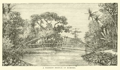 En bambubro i Borneo av English School