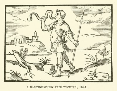 Ett underverk från Bartholomew Fair, 1641 av English School