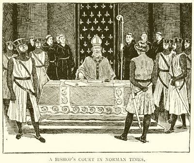 A Bishops Court i Norman Times av English School