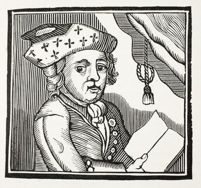 En kort relation till M. Bamfyeld Moore Carews äventyr, illustration från Chap-books of the Arteenth Century av John Ashton, pub. 1882 av English School