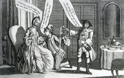 En viss person i en dåres karaktär, 1770 av English School