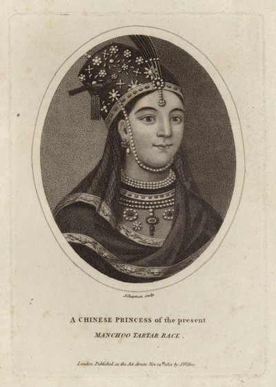 En kinesisk prinsessa av nutiden, Manchoo Tartar Race av English School