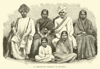 En kristen familj av hinduer av English School