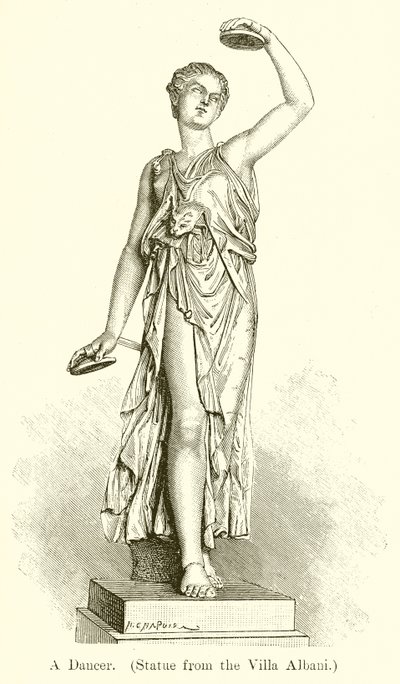 En dansare. (Staty från Villa Albani) av English School