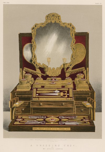 Ett förbandsfodral av Mr Asprey, London av English School