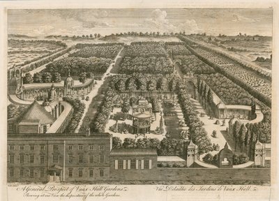 En allmän utsikt över Vauxhall Gardens av English School