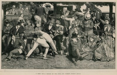 A Good Hit - en sketch på Eton och Harrow cricketmatch av English School