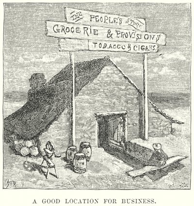 Ett bra läge för företag (gravyr) av English School