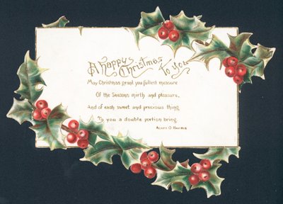 God jul till dig - julkort av English School