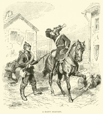 Ett hastigt drag, januari 1871 av English School
