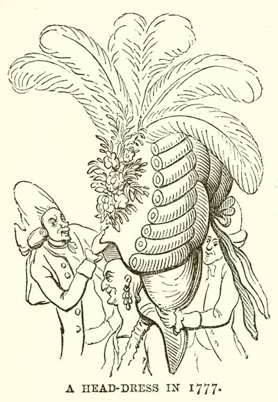 En huvudklänning 1777 av English School