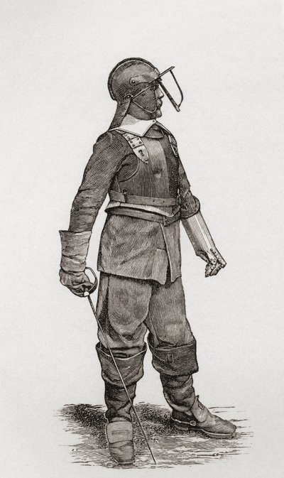 A Light Horseman från Oliver Cromwells tid, från 