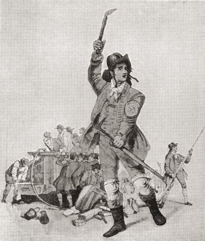 En brandman i London på 1790-talet. Från The Strand Magazine publicerad 1897. av English School