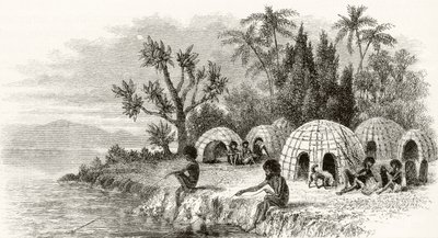 A Native Encampment i Queensland, ca 1880, från 