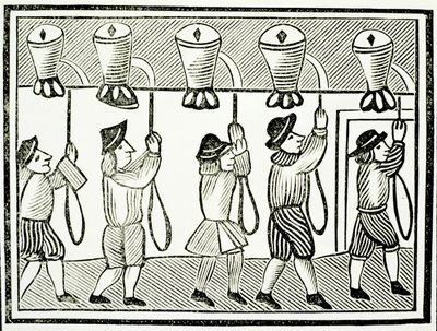 A Peal of Church Bells, från en samling pamfletter om esoterica, ca 1500-talet av English School