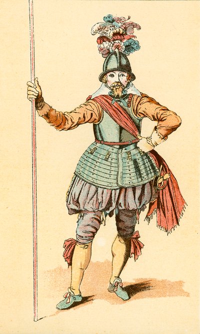 En Pikeman av English School