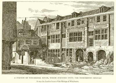 En del av Winchester House, som överlevde fram till artonhundratalet av English School