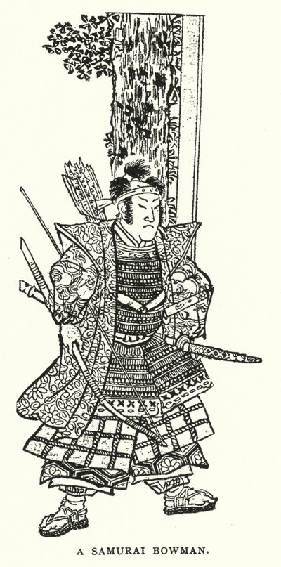 En Samurai Bowman (litho) av English School