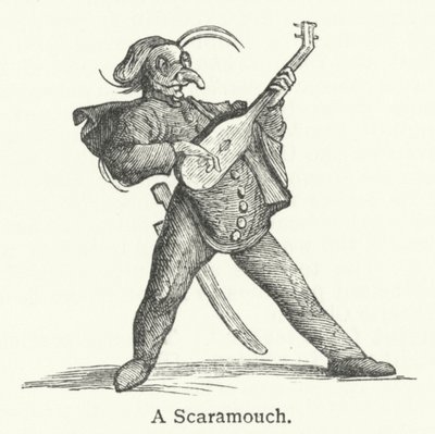 En scaramouch (gravyr) av English School