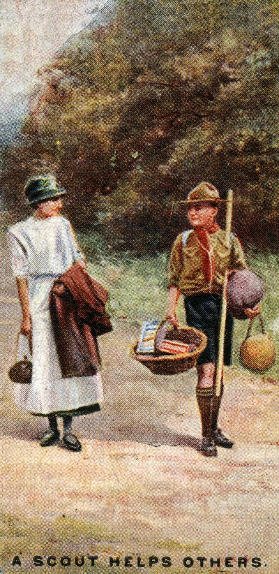 En scout hjälper andra, 1929 av English School