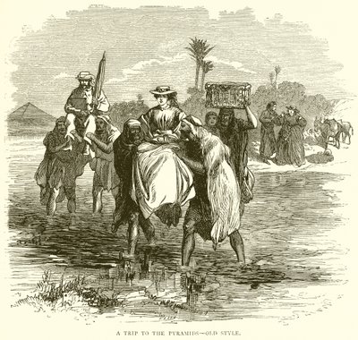 En resa till pyramiderna - gammal stil av English School