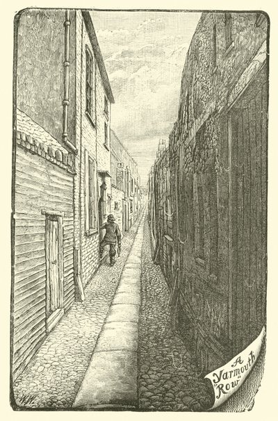 En Yarmouth Row av English School