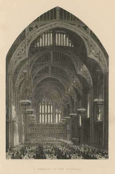 En bankett i Guildhall av English School