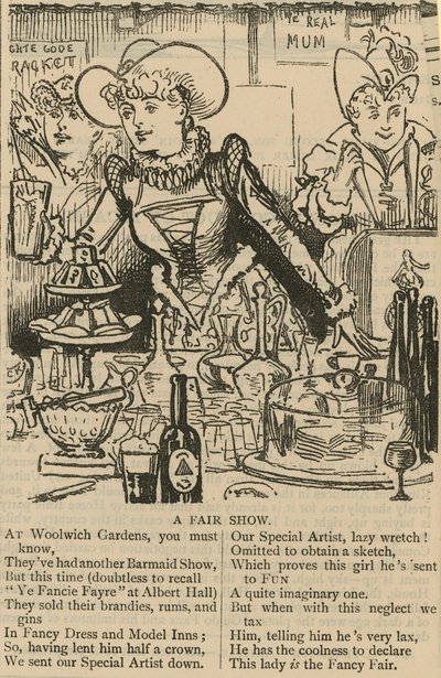 En mässshow på Woolwich Gardens av English School