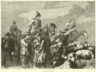 En födosöksfest, oktober 1870 av English School