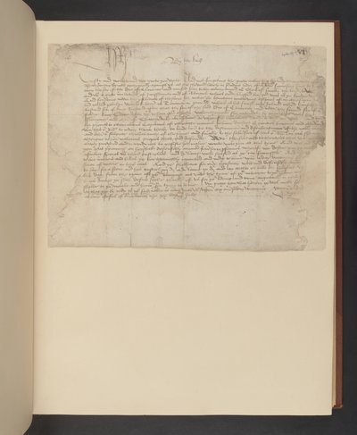 Ett brev skrivet av Henrik VII till riddaren Sir Gilbert Talbot, Add MS 46454, f.6r av English School