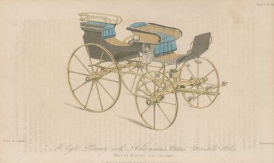 En lätt Phaeton med Ackermanns patenterade rörliga axlar av English School